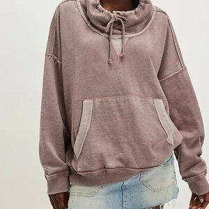 Free People Nikki Pullover XS Extra Small Plum Pullover